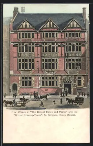 AK Bristol, St. Stephen Street, New Offices of the Bristol Times and Mirror
