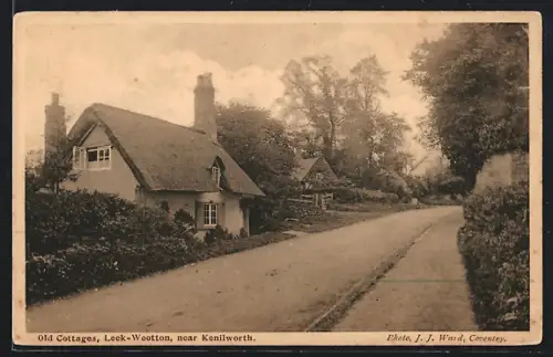 AK Leek-Wootton near Kenilworth, Old Cottages