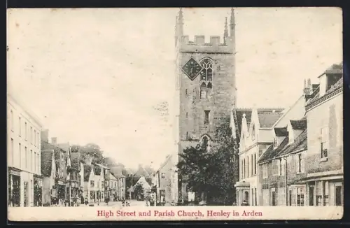AK Henley in Arden, High Street and Parish Church