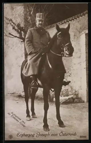 AK Erzherzog Joseph von Österreich zu Pferd