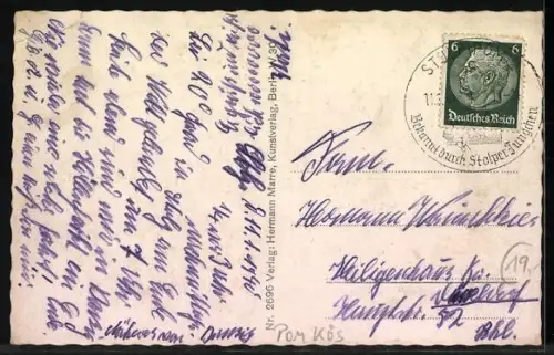 AK Stolp i. Pom., Strassenbahn in der Strasse