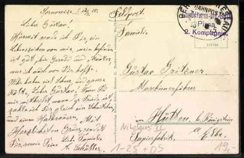 AK Myslowitz /O.-S., Dreikaiserreichsecke, Zar Nikolaus II., Kaiser Wilhelm II., Kaiser Franz Josef I.