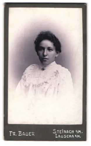 Fotografie Fr. Bauer, Steinach, Georgstrasse, Porträt einer Dame