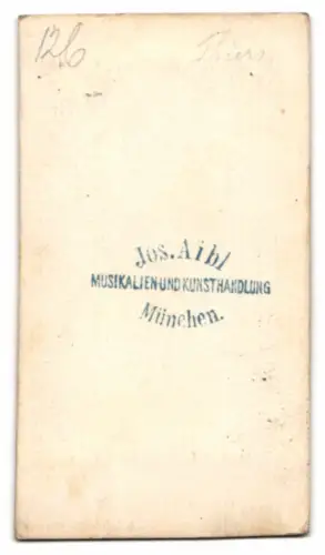 Fotografie Jos. Aibl, München, Portrait Adolph Thiers, 1. Präsident der 3. Republik von Frankreich