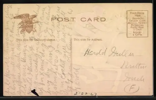 Präge-AK Reiter beim Galopp