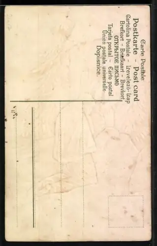 Lithographie Der Findling, Sohn am Elterngrab