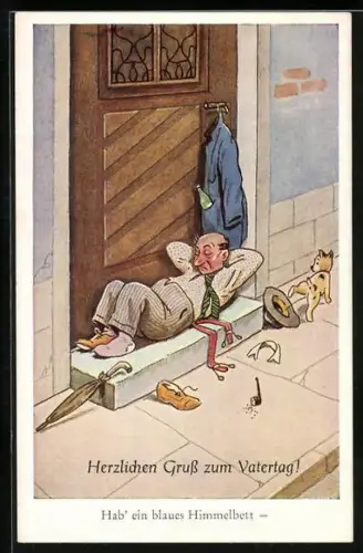 AK Hab ein blaues Himmelbett, Trinkerhumor