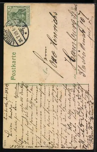 AK Zwei Frauen und ein Junge stehen an einer Kasse