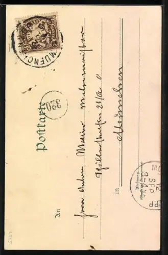 Lithographie Kegeln, Gut Holz, Mädchen im Unterrock als Kegel aufgestellt, Alle Neune