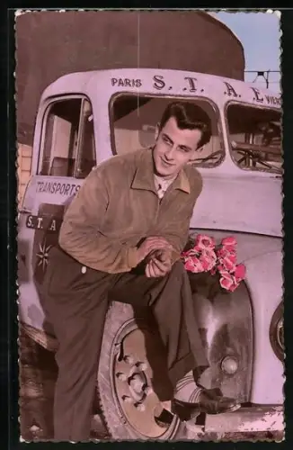 AK Lastkraftwagen Paris STAE Transports