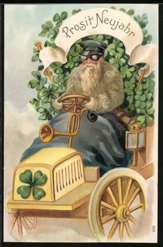 AK Prosit Neujahr!, Bärtiger Fahrer im LKW