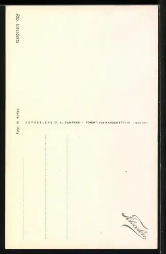 AK Flugzeug mit italienischen Soldaten