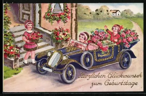 AK Kinder in einem Auto