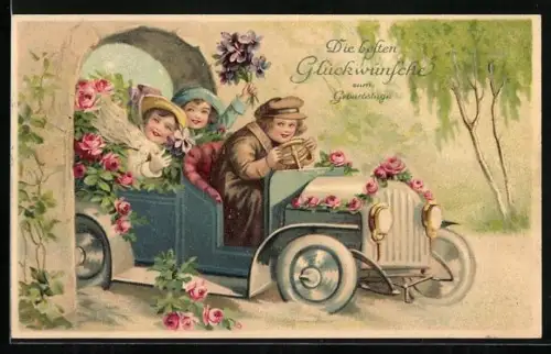 AK Kinder in einem Auto