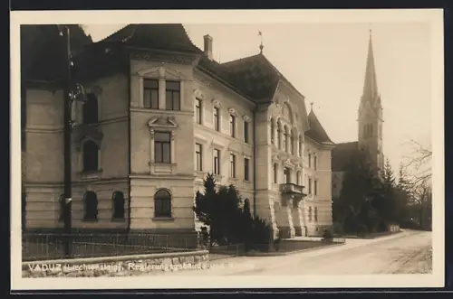 AK Vaduz /Liechtenstein, Regierungsgebäude und Kirche