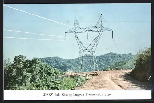 AK Balu, 230KV Chaung-Rangoon Transmission Line
