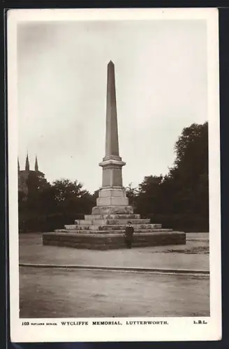 AK Lutterworth, Wycliffe Memorial