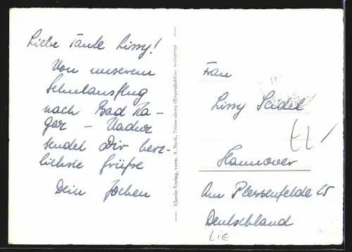 AK Vaduz, Blick auf Ort und Umgebung