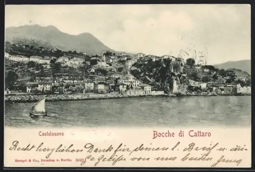 AK Herceg Novi / Castelnuovo, Panorama generale, Segelboot