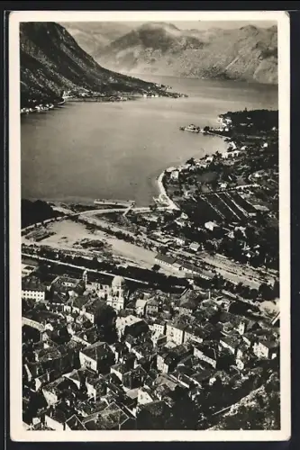 AK Kotor, Gesamtansicht vom Berg aus gesehen