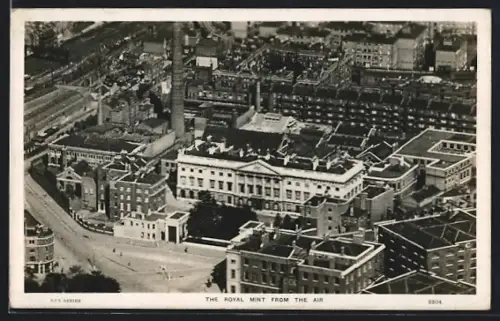 AK London, The Royal Mint from the Air