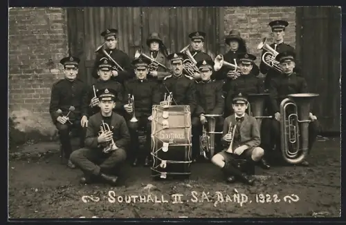 AK London, Southall II. S. A. Band, 1922