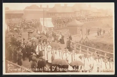 AK Barkingside, Funeral procession of Dr Barnardo 1905