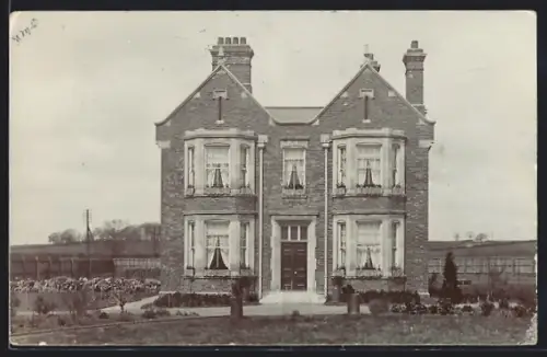 AK London-Clapham, Blick auf Villa