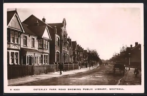 AK Southall, Osterley Park Road showing Public Library