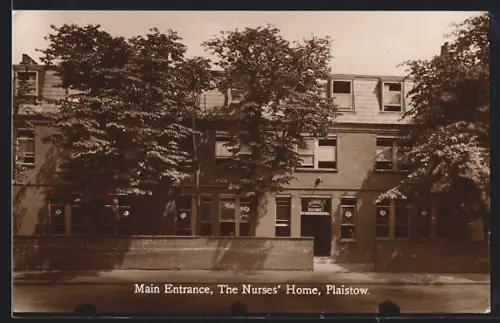AK Plaistow, The Nurses` Home, Main Entrance