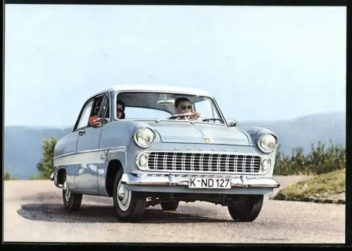 AK Auto Ford Taunus 12 M, Viel Auto fürs Geld, Reklame