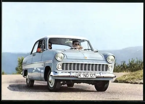 AK Auto Ford Taunus 12 M, Viel Auto fürs Geld, Reklame