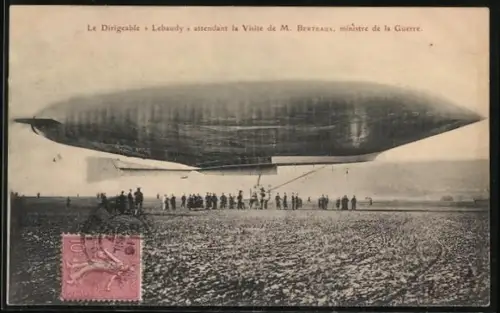 AK Le Dirigeable Lebaudy, Zeppelin