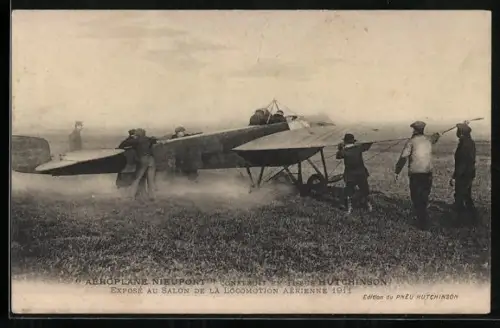AK Flugzeug Aéroplan Nieuport