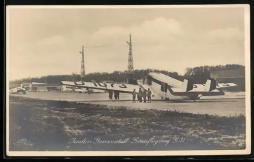AK Junkers-Ganzmetall Gross-Flugzeug G 31