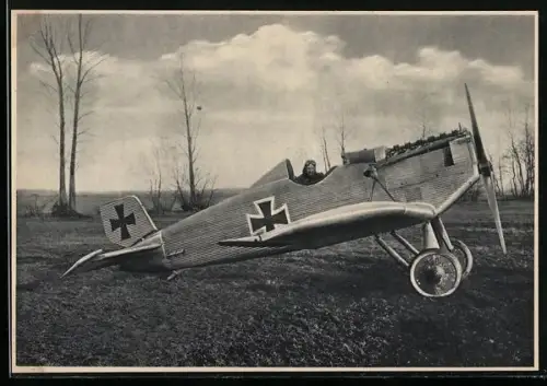 AK Ganzmetall-Flugzeug Junkers-J 9