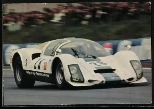 AK Porsche bei einem Autorennen