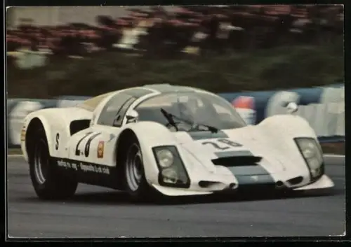 AK Porsche bei einem Autorennen