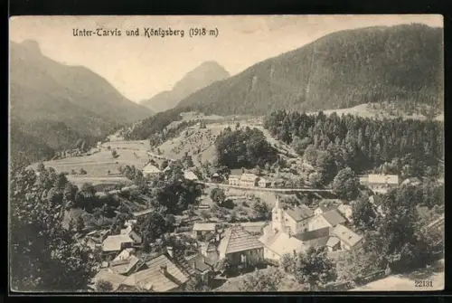 AK Tarvis, Unter-Tarvis mit Königsberg