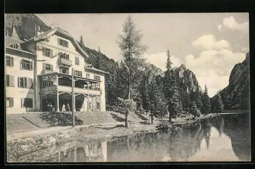 AK Toblach, Seehotel Josef Baur