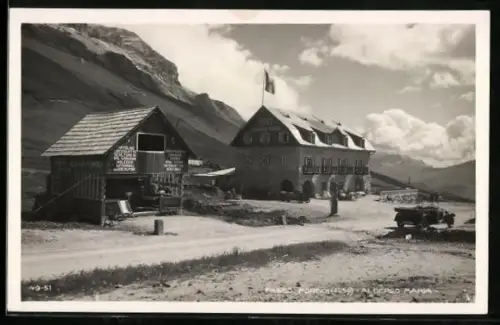 AK Passo Pordoi, Albergo Maria