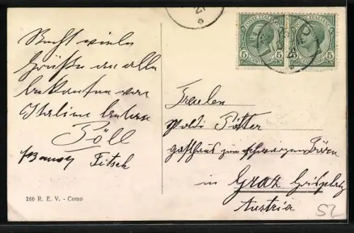 AK Moltrasio, Panorama mit Boote