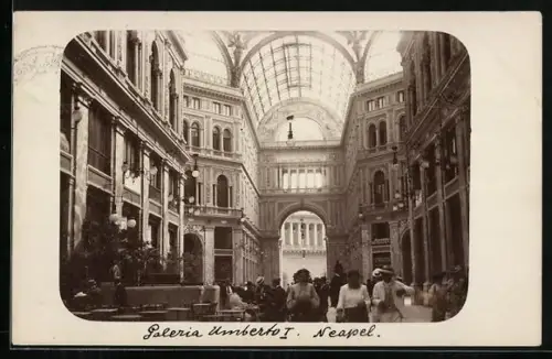 AK Neapel, Galeria Umberto I.