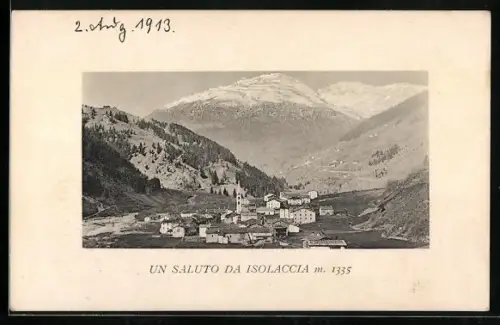 AK Isolaccia, Panorama mit Bergen