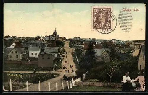 AK Canso /N.S., View of the city