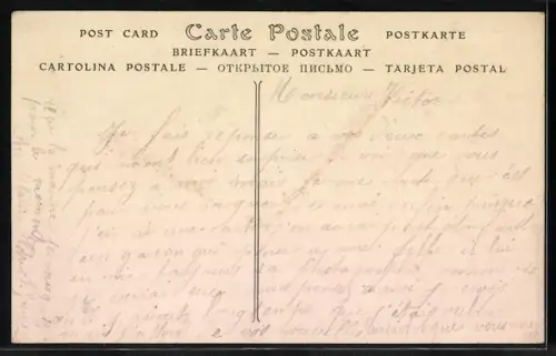 AK Saint-Seine, Le château en hiver