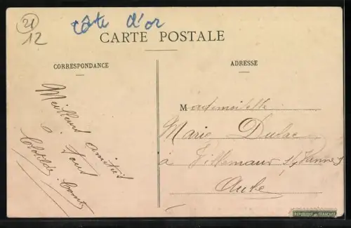 AK Vanvey-sur-Ource, La Mairie