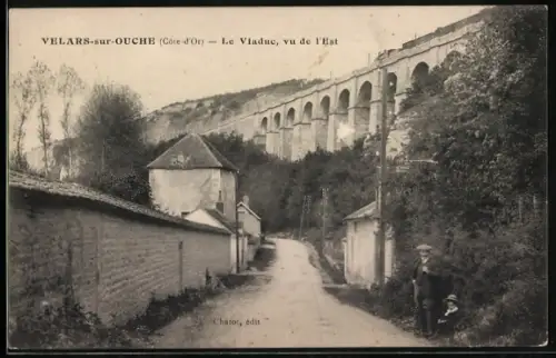 AK Velars-sur-Ouche /Côte-d`Or, Le Viaduc, vu de l`Est