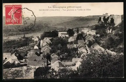 AK Salmaise /Côte-d`Or, Vue générale et Vallée de l`Oze