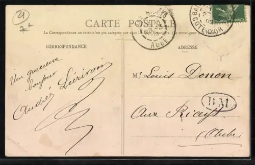 AK St-Marc-s-Seine /Côte-d`Or, Vue générale